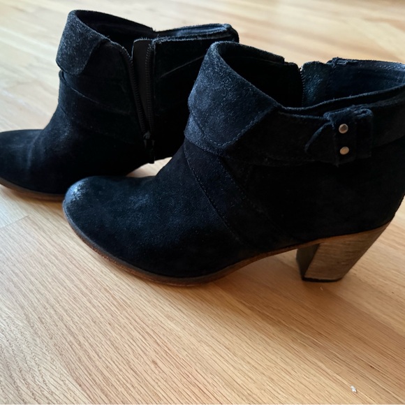 Johnston & Murphy Black Suede Ankle Boots - Picture 3 of 5